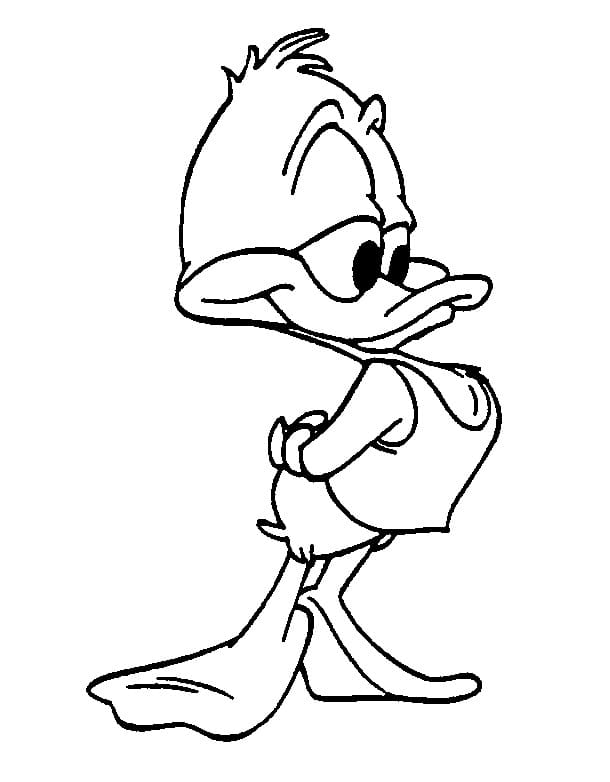 Plucky Duck from Tiny Toon