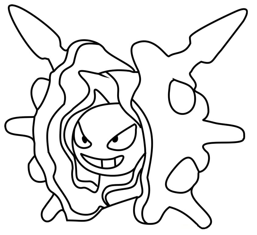 Pokemon Cloyster Coloring Page - Free Printable Coloring Pages for Kids