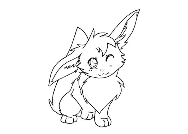 eevee coloring pages free printable coloring pages for kids