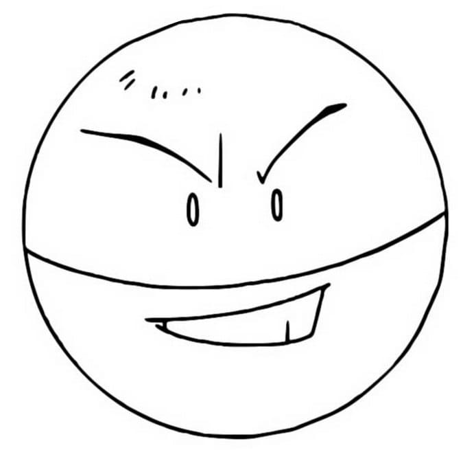 electrode coloring page pdf pokemon