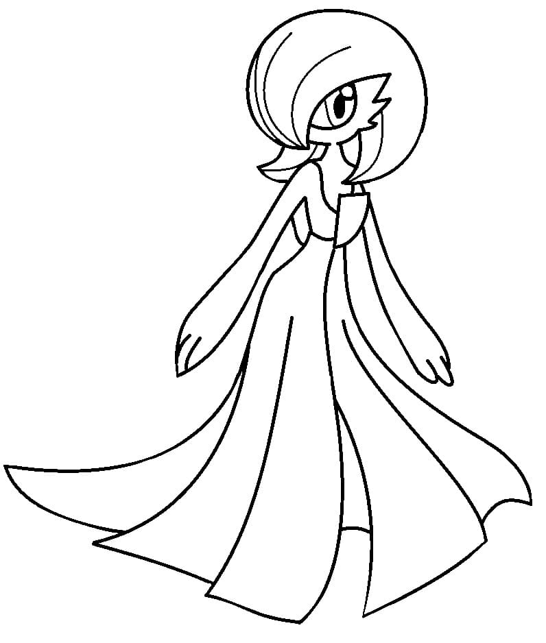 Free Pok mon Gardevoir Coloring Pages For Creative Fans Free Pok mon Gardevoir Coloring Pages For Creative Fans