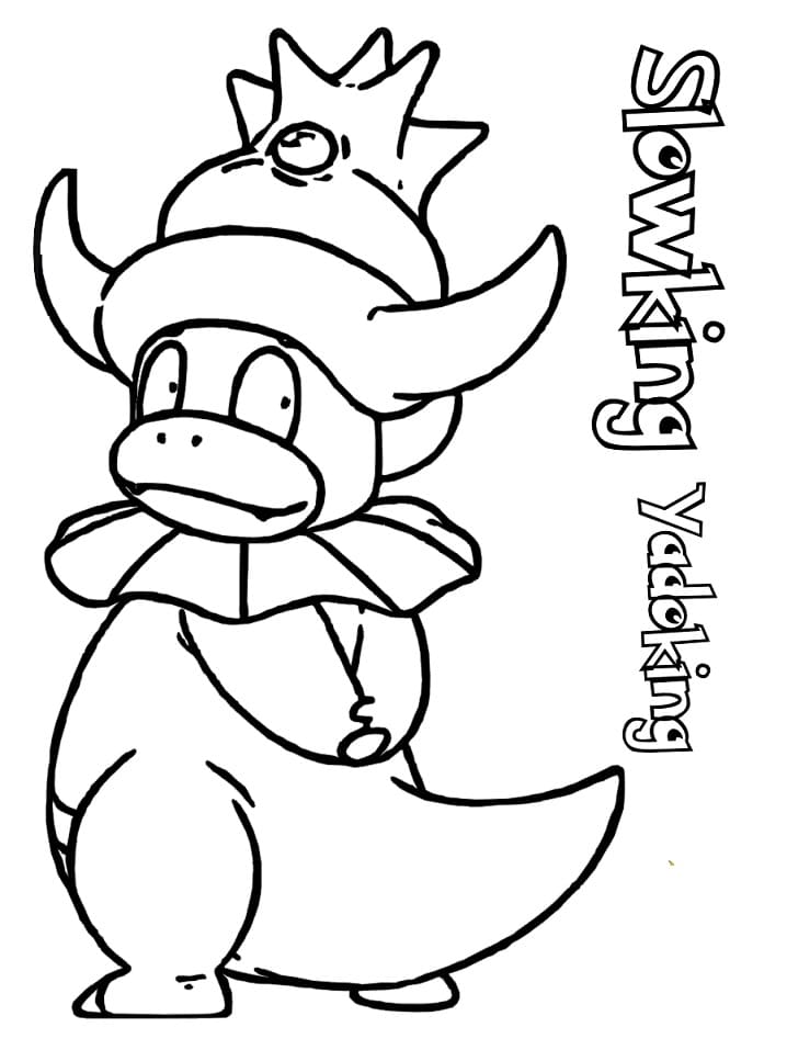 Printable Slowking Coloring Page - Free Printable Coloring Pages for Kids