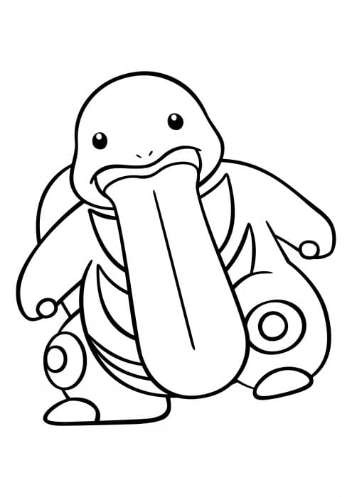 lickilicky coloring page ideas pokemon