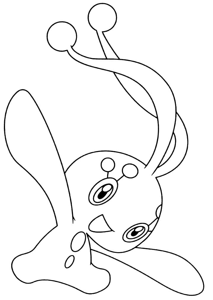 Coloring Pages Pokemon - Manaphy - Drawings Pokemon