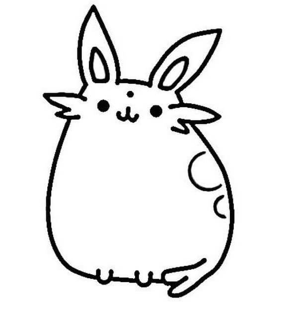 Pokemon Pusheen Coloring Page - Free Printable Coloring Pages for Kids