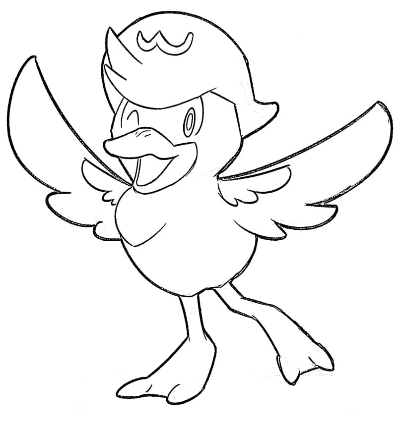 quaquaval coloring page pdf pokemon