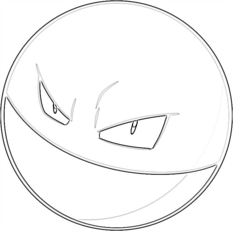 Voltorb Coloring Pages - Free Printable Coloring Pages for Kids