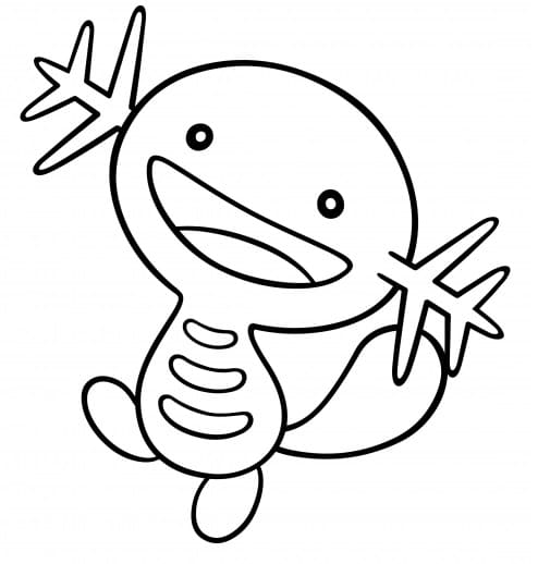 wooper coloring page hard pokemon