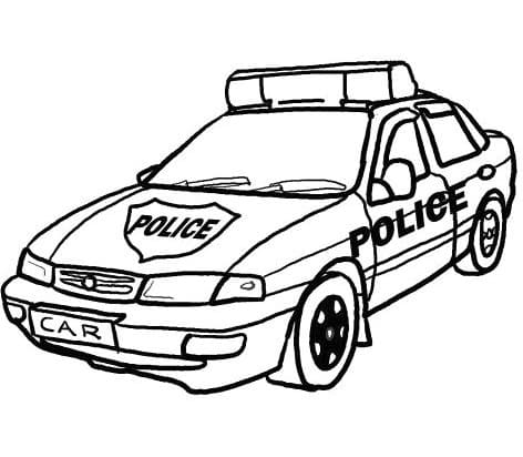 Police Car to Print