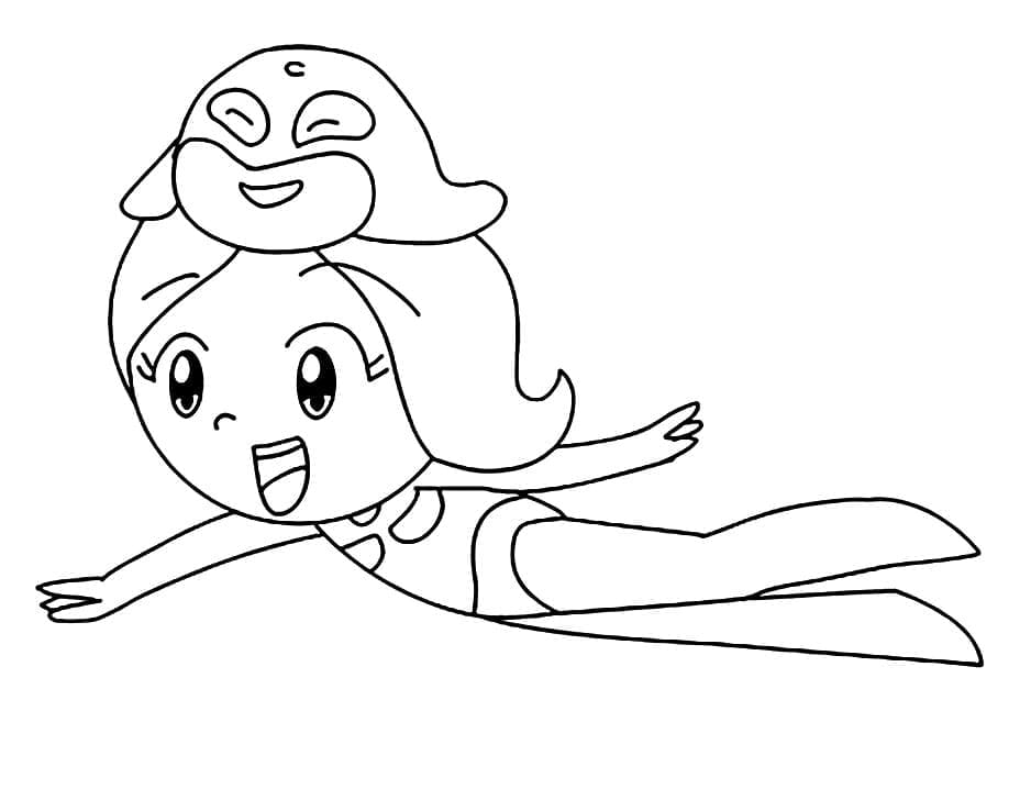 Polvina in Sea Princesses Coloring Page - Free Printable Coloring Pages