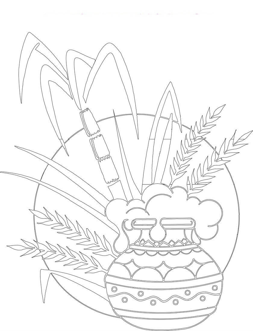 Pongal 1 Coloring Page - Free Printable Coloring Pages for Kids