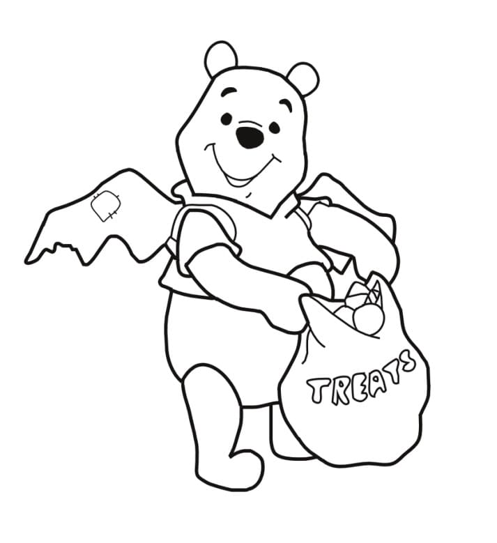 Pooh and Candy Bag