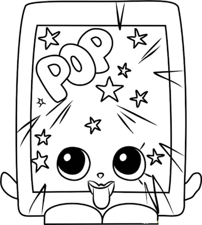 Taco Terrie Shopkins Coloring Page - Free Printable Coloring Pages for Kids