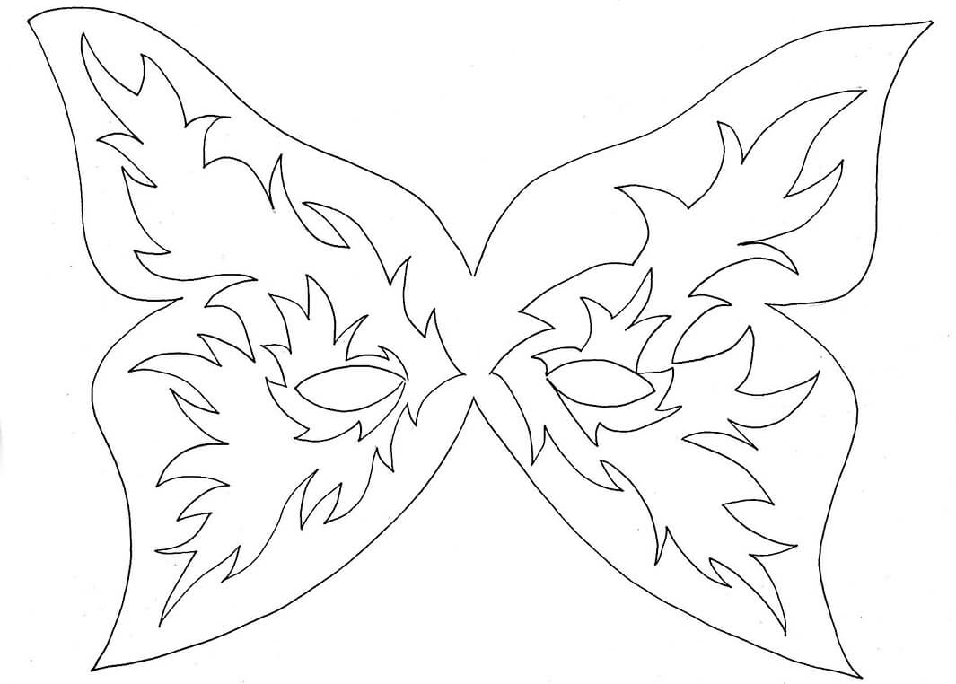Mask Coloring Pages   Free Printable Coloring Pages for Kids
