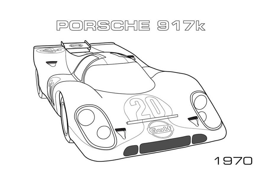 Porsche 917K Race Car