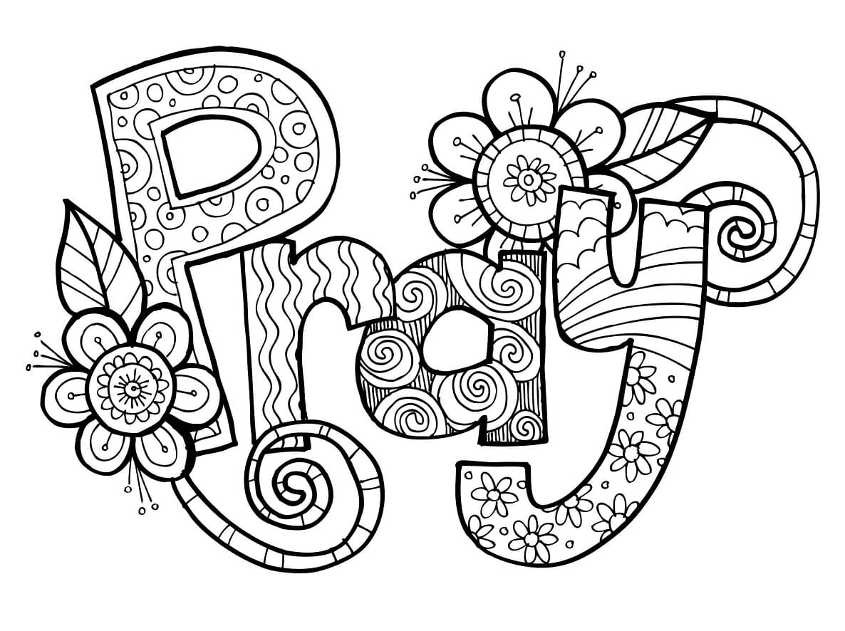 Free Printable Children's Prayer Coloring Page Free Printable