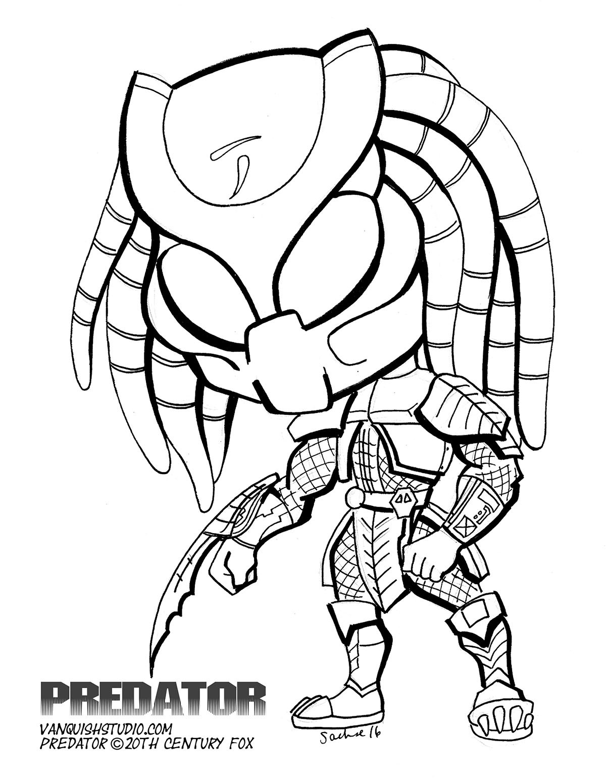 Predator Coloring Pages Free Printable Coloring Pages For Kids