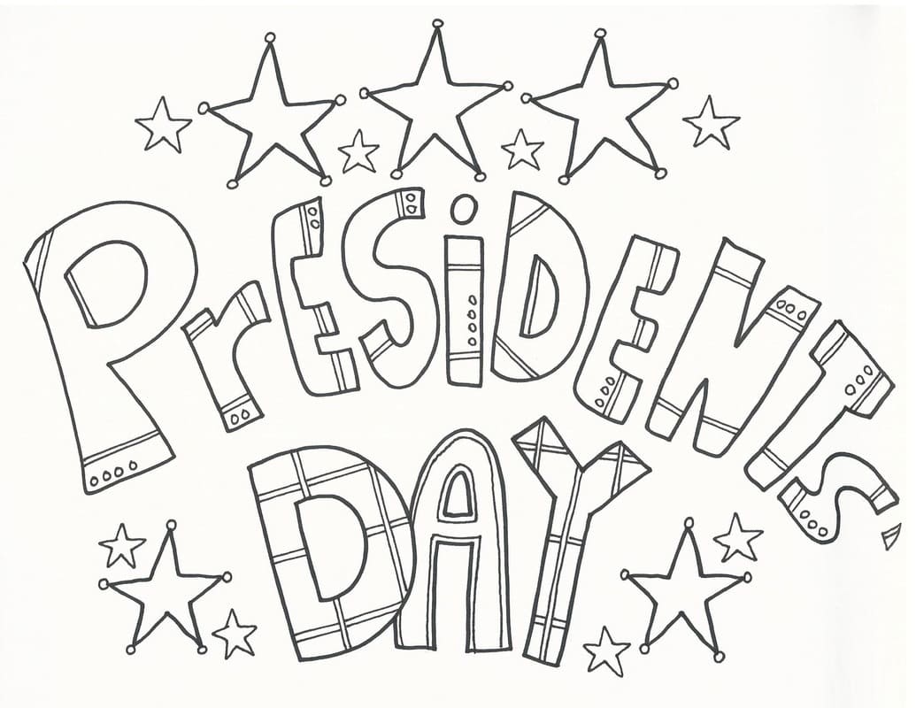 Presidents Day Coloring Sheets Printable