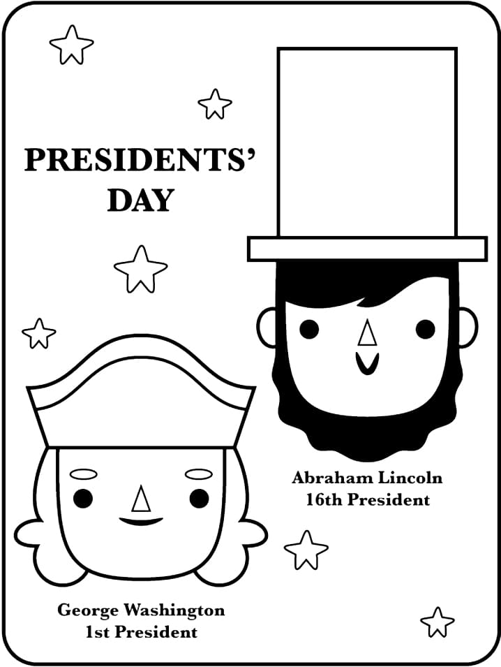 Presidents Day Coloring Pages - Free Printable Coloring Pages for Kids