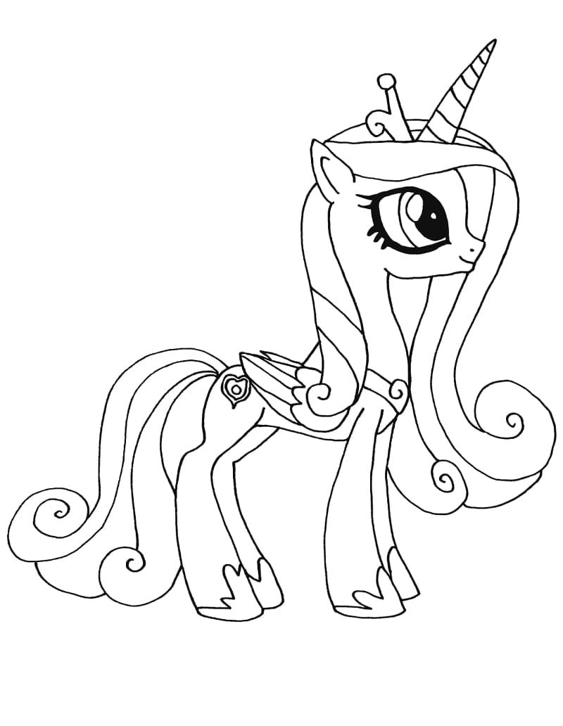 Princes Candance My Little Pony Coloring Page - Free Printable Coloring  Pages for Kids
