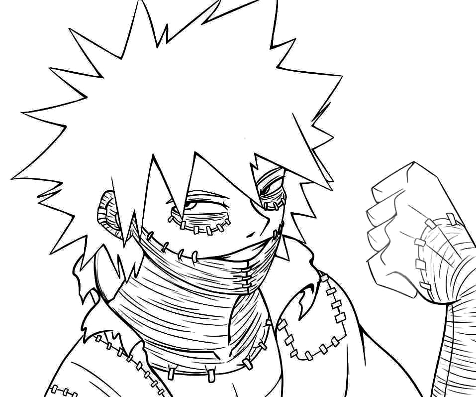 Printable Dabi Coloring Page - Free Printable Coloring Pages for Kids