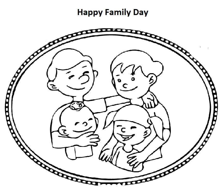 Print Happy Family Day