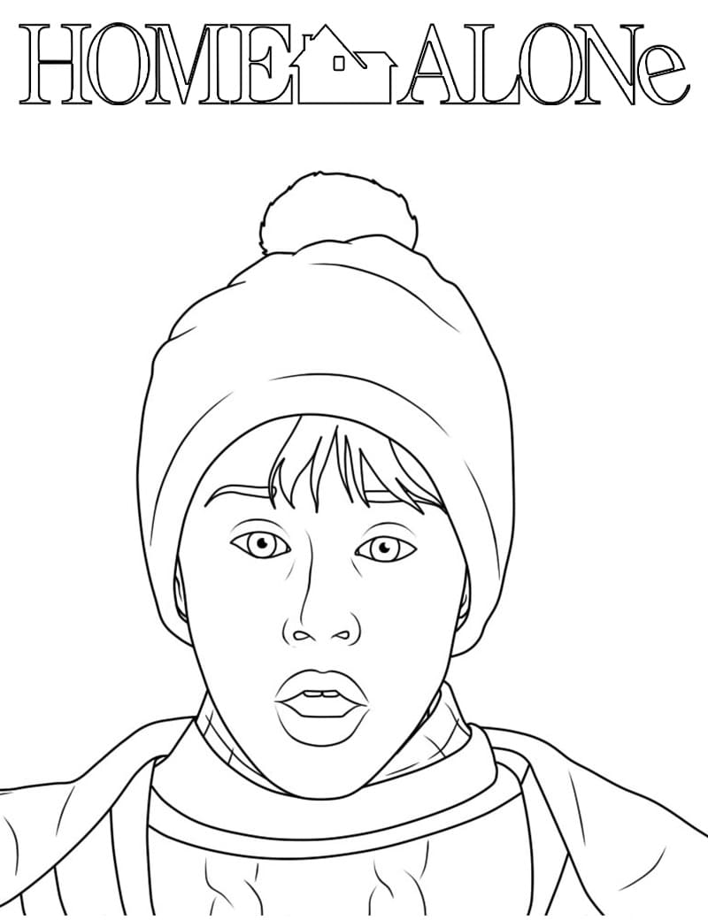 Home Alone Christmas Coloring Page Coloring Pages | The Best Porn Website