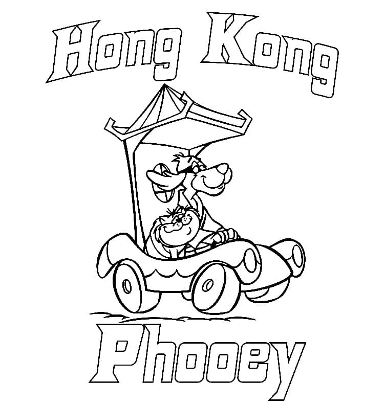 Print Hong Kong Phooey