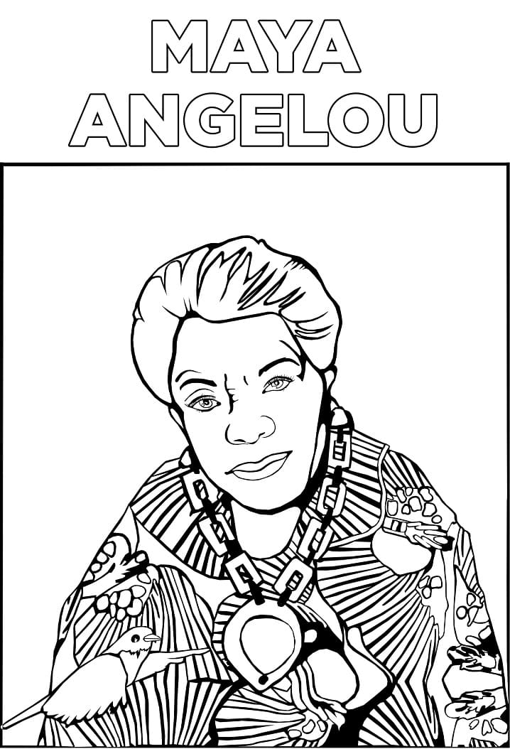 Print Maya Angelou