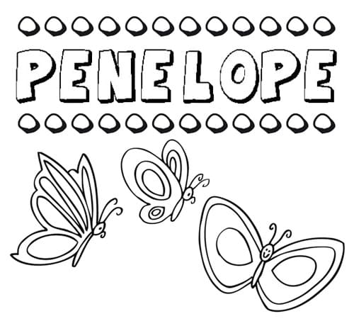 Penelope Free Printable Coloring Page - Free Printable Coloring Pages ...
