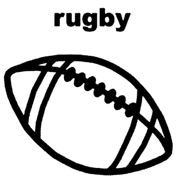Print Rugby Ball
