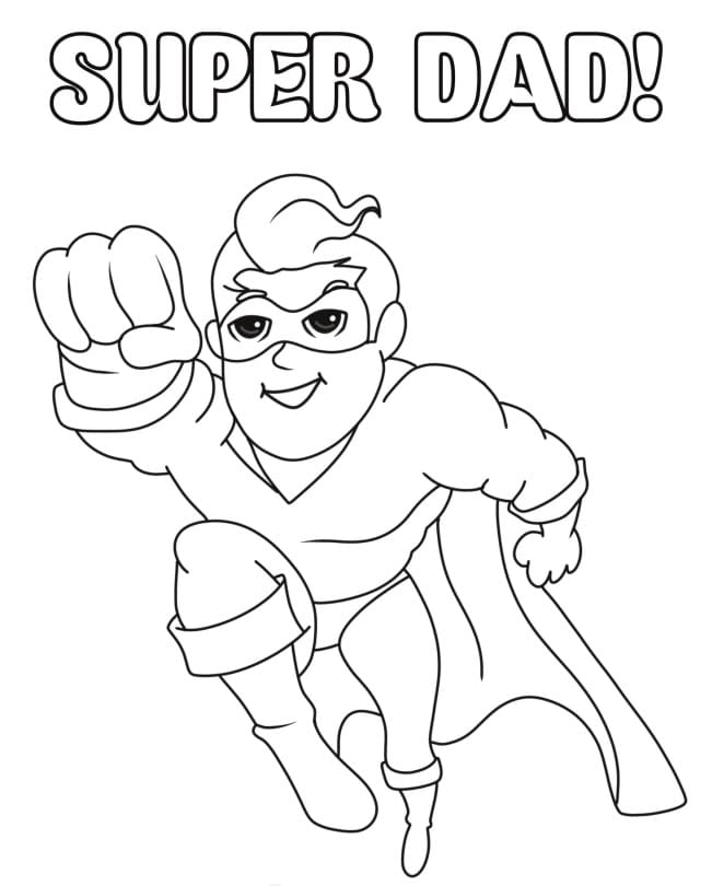 Print Super Dad