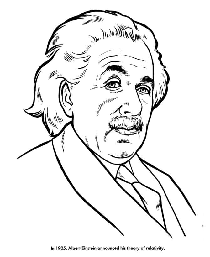 Printable Albert Einstein