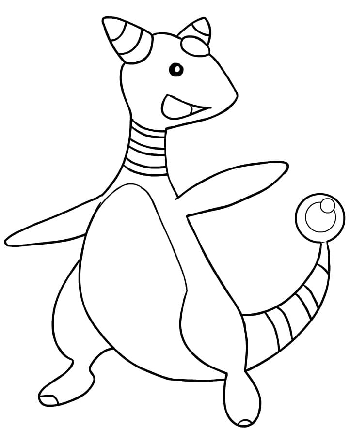 Ampharos Coloring Pages - Free Printable Coloring Pages for Kids