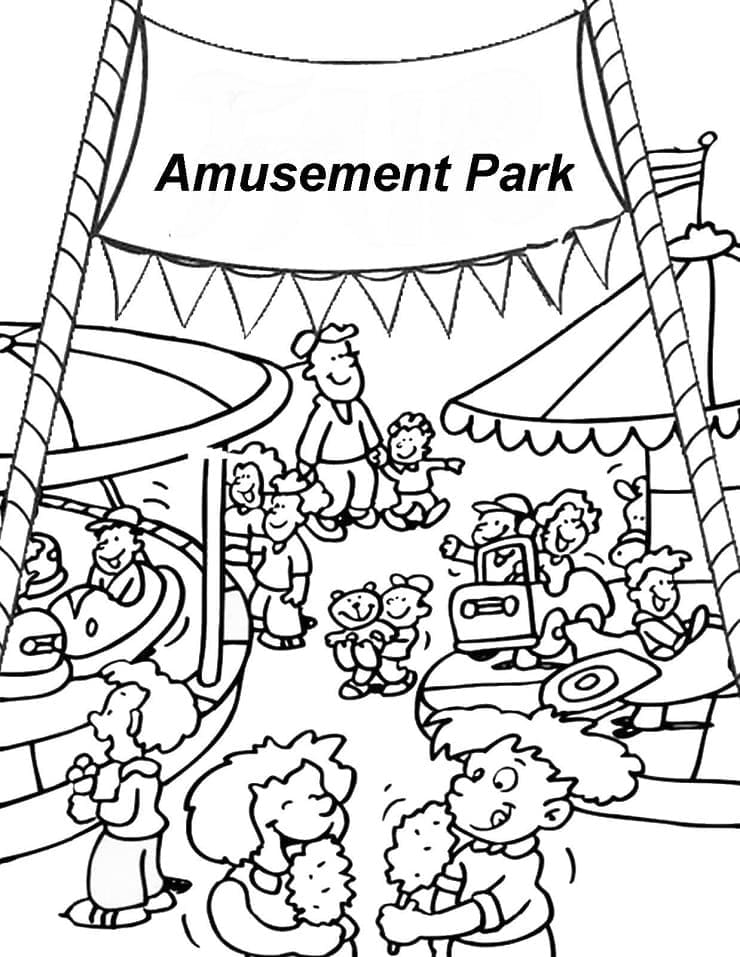 Printable Park Coloring Page Free Printable Coloring Pages For Kids