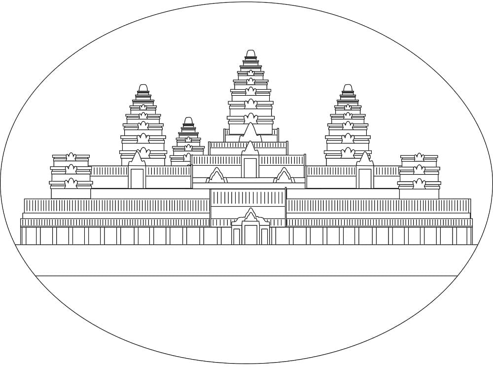 Printable Angkor Wat