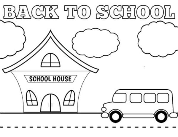 welcome to school coloring pages for kids