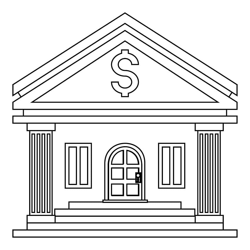Bank Coloring Pages Free Printable Coloring Pages For Kids