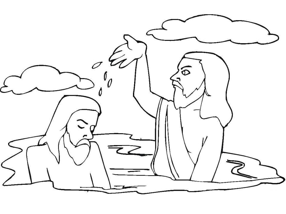 Printable Baptism of Jesus