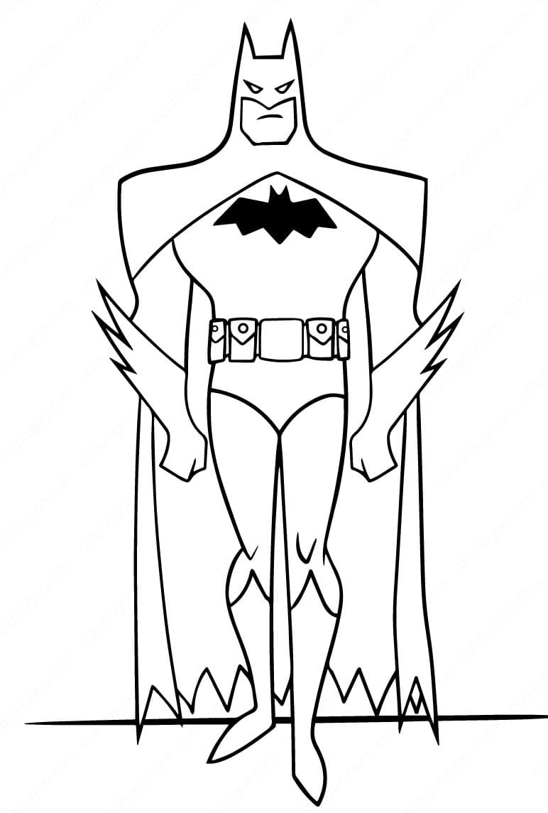 Batman Coloring Pages - Free Printable Coloring Pages for Kids