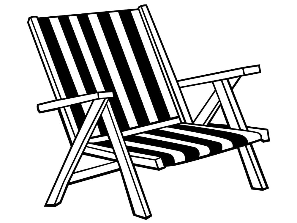 Printable Beach Chair
