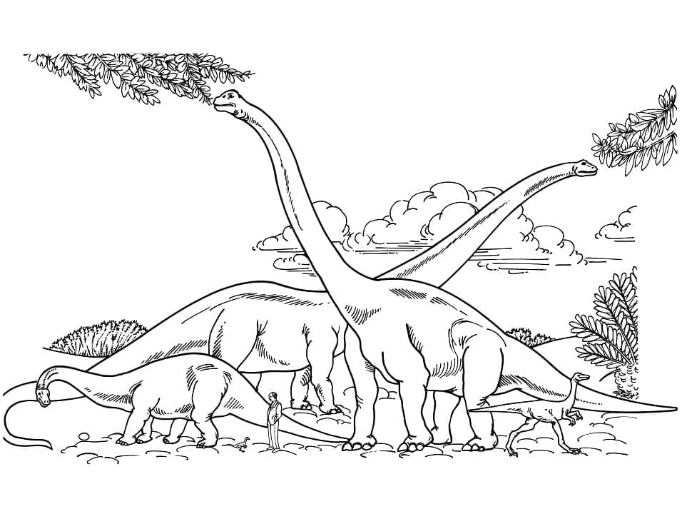 Printable Brachiosaurus