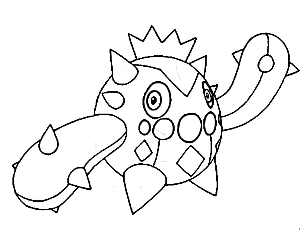 cacnea coloring page high quality pokemon