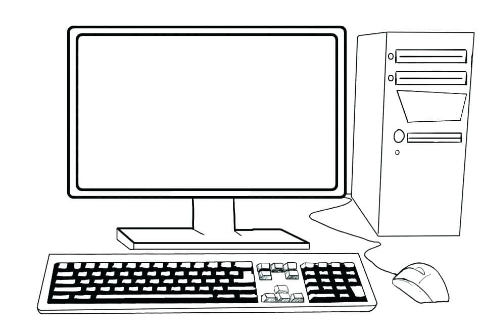 Printable Computer Coloring Pages