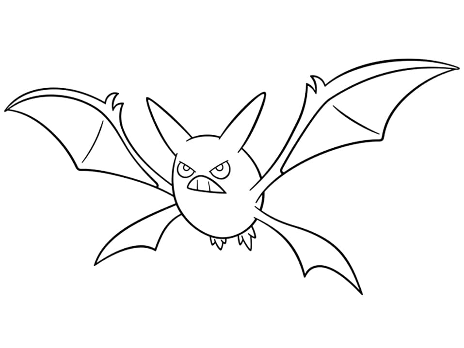 crobat coloring page transparent png pokemon ready for download