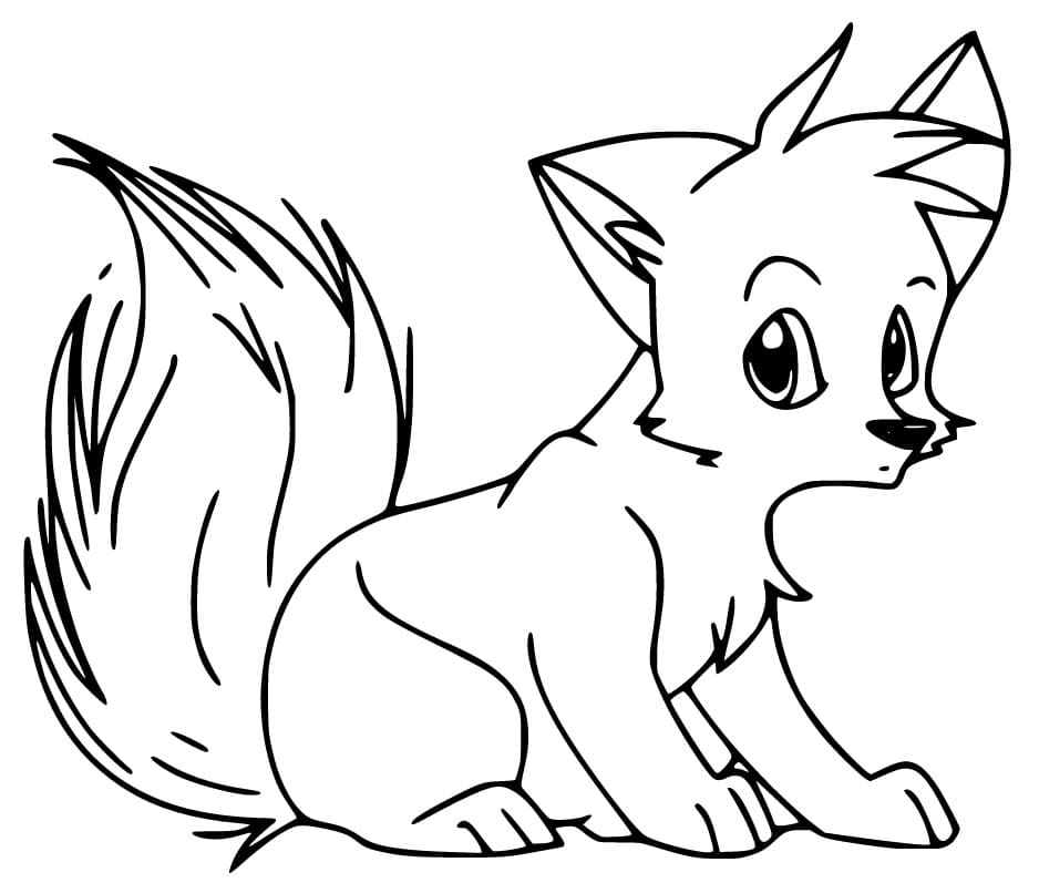 50 Coloring Pages Of Cute Fox  Latest