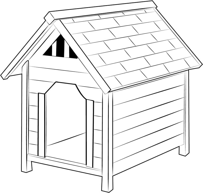 Printable Doghouse
