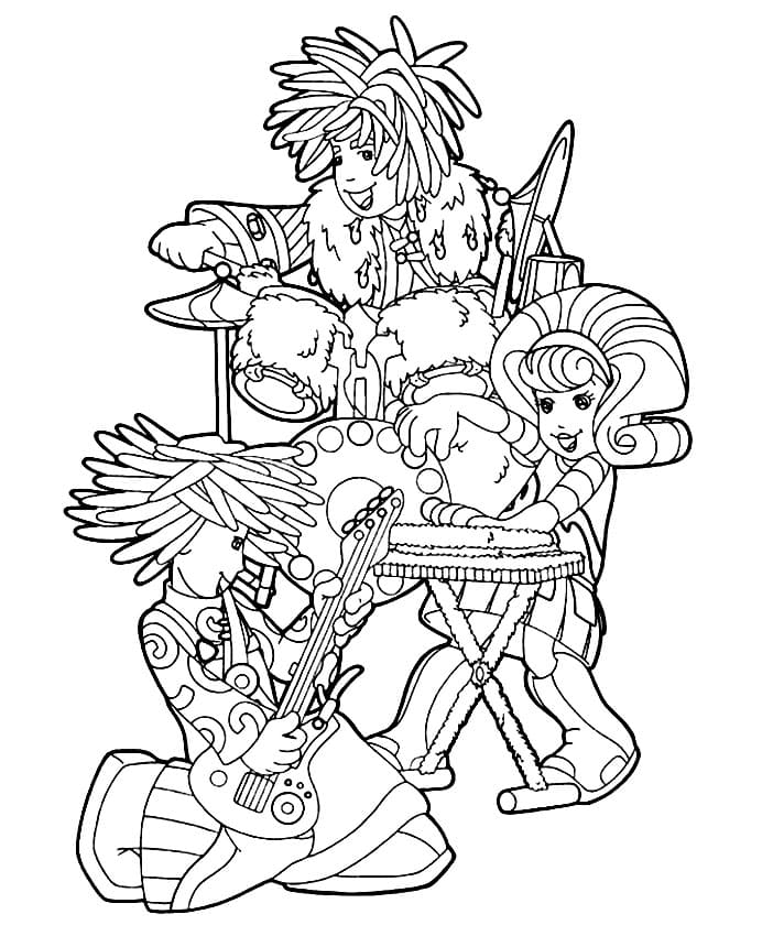 mudge coloring pages for kids the doodlebops