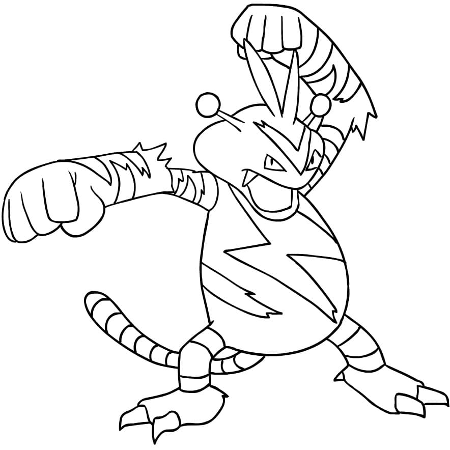 Electabuzz Malvorlage