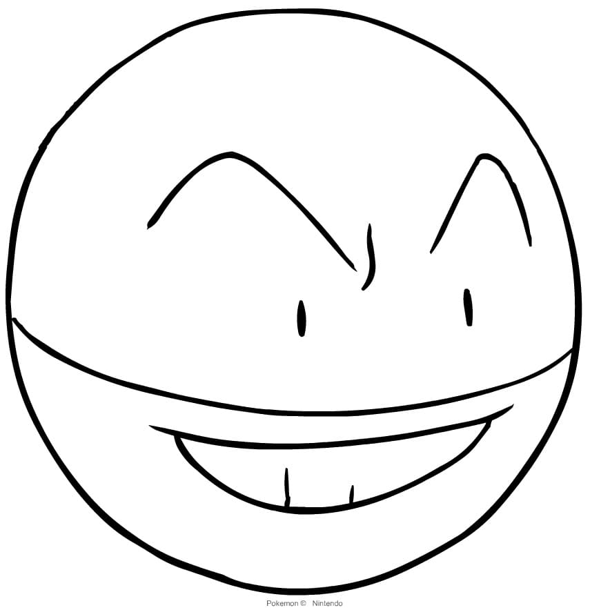 coloring electrode pages pokemon